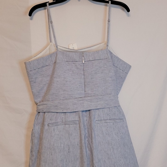 BANANA Republic Women's Striped Cropped Jumpsuit - Picture 14 of 17